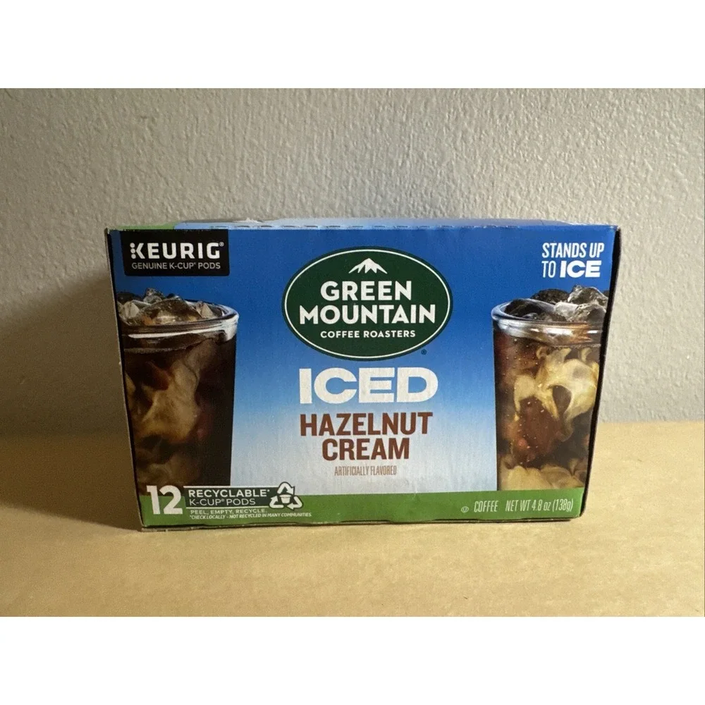 Green Mountain Iced Hazelnut Cream Keurig K-Cup Coffee‎ Pods 36 Count New